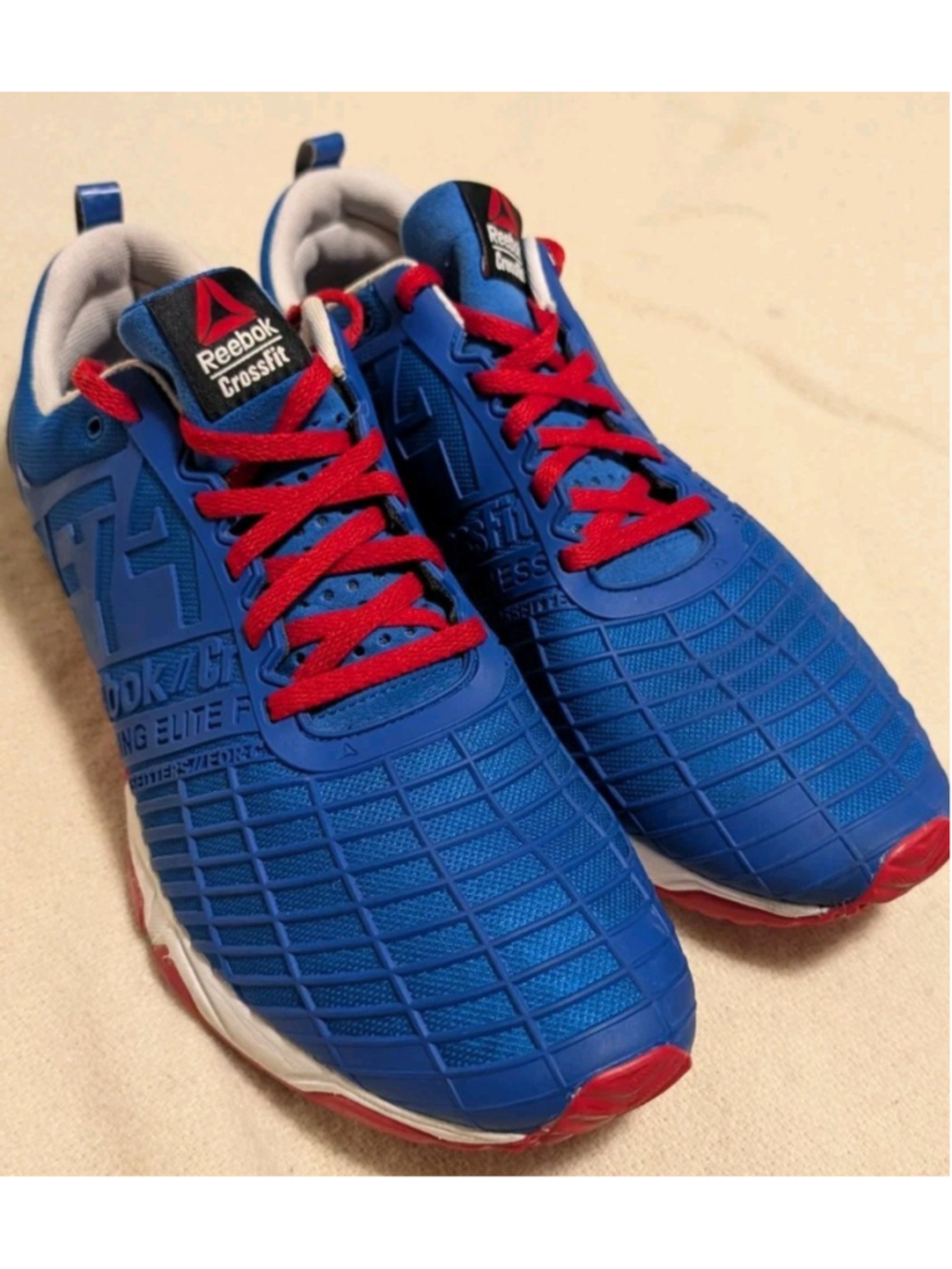 REEBOK CROSSFIT SPRINT TR Men's Size 11 Blue Red Synthetic Athletic Shoes S09